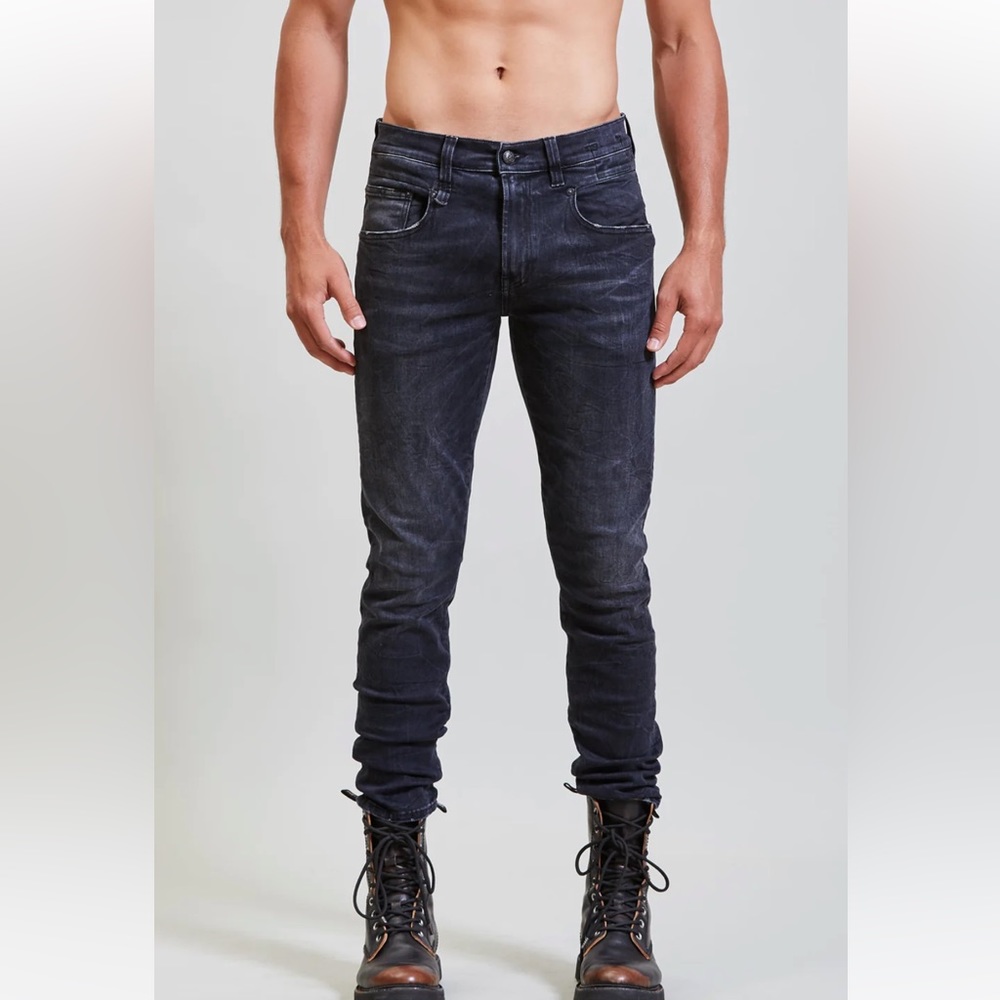 R13 jeans size 28W, 24.5” inseam